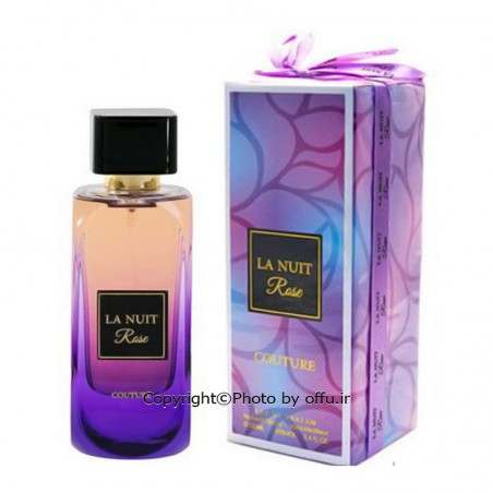 ادو پرفيوم زنانه فراگرنس ورد مدل لانویت رز | LA NUIY Rose Couture|فروشگاه تخفیفی آف یو 