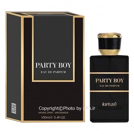 ادو پرفیوم مردانه لامیوس مدل پارتی بوی | Lamuse Party Boy|فروشگاه تخفیفی آف یو 