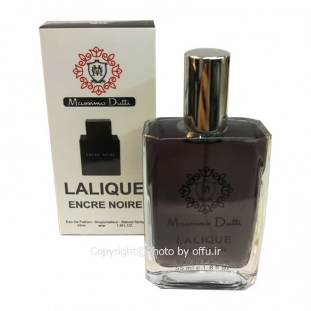 ادو پرفیوم مردانه ماسیمو دوتی مدل Lalique Encre Noire حجم 55 میلی لیتر|فروشگاه تخفیفی آف یو 