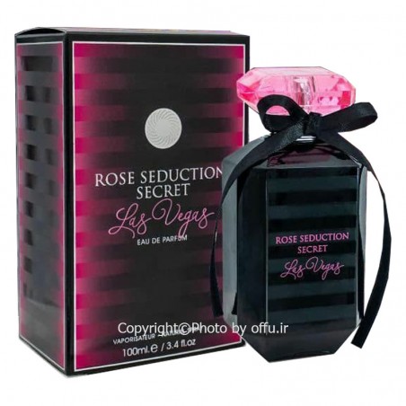 ادو پرفيوم زنانه فراگرنس ورد مدل رز سدکشن سکرت لاس وگاس | Fragrance World Rose Seduction Secret Las Vegas|فروشگاه تخفیفی آف یو 