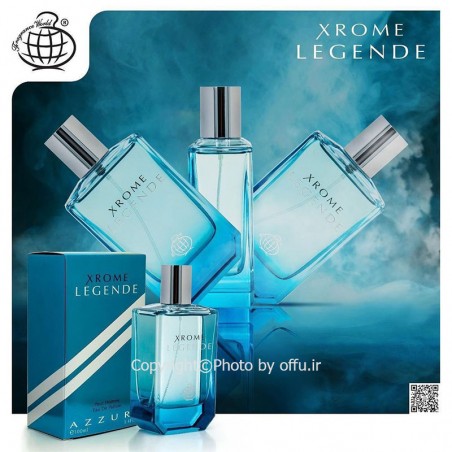 ادو پرفيوم مردانه فراگرنس ورد مدل ایکس روم لجند | XROME Legende|فروشگاه تخفیفی آف یو 