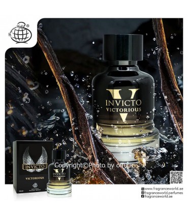 ادو پرفيوم مردانه فراگرنس ورد مدل اینوکتو ویکتوریوس | Fragrance World Invicto Victorious|فروشگاه تخفیفی آف یو 