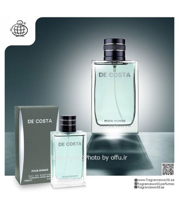 ادو پرفيوم مردانه فراگرنس ورد مدل دی کاستا پور هوم | Fragrance World De Costa Pour Homme|فروشگاه تخفیفی آف یو 