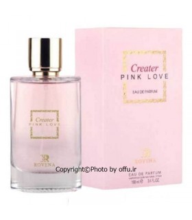 ادوپرفیوم زنانه روونا مدل کریتر پینک لاو |  Rovena Creater Pink Love