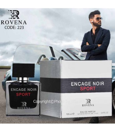 ادوپرفیوم مردانه روونا مدل انکیج نویر اسپرت | Rovena Encage Noir Sport|فروشگاه تخفیفی آف یو 