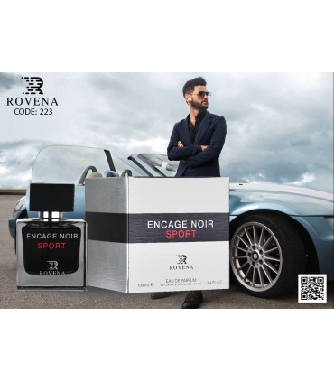 ادوپرفیوم مردانه روونا مدل انکیج نویر اسپرت | Rovena Encage Noir Sport|فروشگاه تخفیفی آف یو 