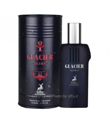 ادو پرفیوم مردانه الحمبرا مدل گلسیر آلترا | ALHAMBRA Glasier Ultra|فروشگاه تخفیفی آف یو 
