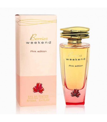 ادو پرفيوم زنانه فراگرنس ورد مدل بریس ویکند | berries weekend pink edition|فروشگاه تخفیفی آف یو 