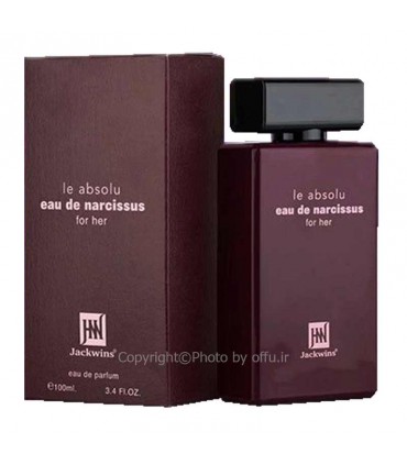ادوپرفیوم زنانه جکوینز مدل ل ابسولو نارسیوس | Jackwins le absolu eau de narcissus for her|فروشگاه تخفیفی آف یو 