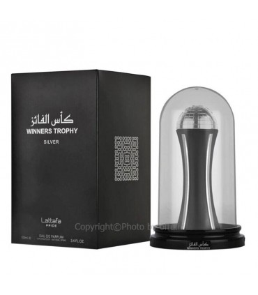 ادوپرفیوم مردانه لطافه مدل کاس الفائز سیلور | lattafa Al Khas Winners Trophy Silver|فروشگاه تخفیفی آف یو 