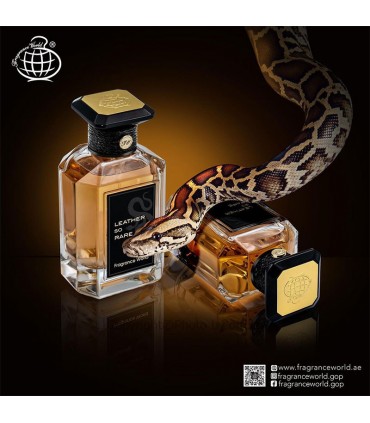 ادو پرفيوم اسپرت فراگرنس ورد مدل لدر سو رر | Fragrance World Leather So Rare|فروشگاه تخفیفی آف یو 