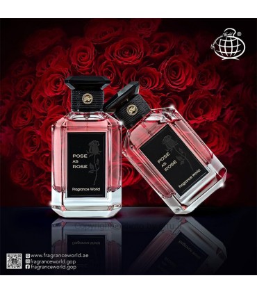 ادو پرفيوم زنانه فراگرنس ورد مدل پوز از رز | Fragrance World Pose As Rose|فروشگاه تخفیفی آف یو 