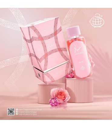 ادو پرفيوم مردانه فراگرنس ورد مدل حیاتی رز | Fragrance World Hayaati Rose|فروشگاه تخفیفی آف یو 