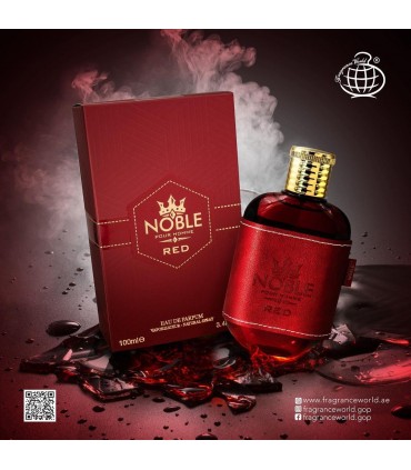 ادو پرفيوم مردانه فراگرنس ورد مدل نوبل پور هوم رد | Fragrance World Noble Pour Homme Red|فروشگاه تخفیفی آف یو 