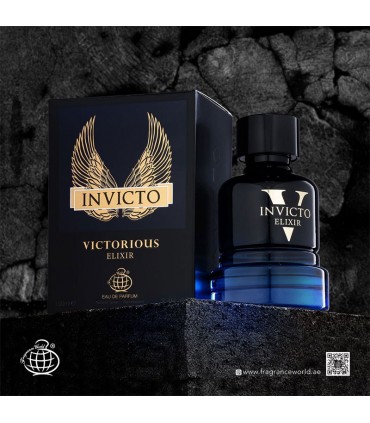 ادو پرفيوم مردانه فراگرنس ورد مدل اینوکتو ویکتوریوس الاکسیر | Fragrance World Invicto Victorious Elixir|فروشگاه تخفیفی آف یو 