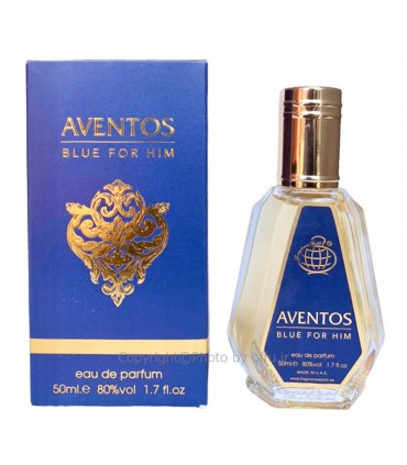 ادو پرفيوم مردانه فراگرنس ورد Fragrance World Aventos Blue for Him 50ml|فروشگاه تخفیفی آف یو 