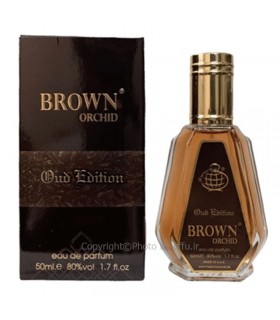 ادو پرفيوم مردانه فراگرنس ورد Fragrance World Brown Orchid Oud Edition 50ml