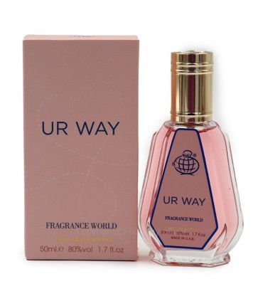 ادو پرفيوم زنانه فراگرنس ورد Fragrance World Ur Way 50ml|فروشگاه تخفیفی آف یو 