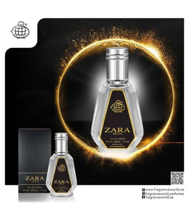 ادو پرفيوم مردانه فراگرنس ورد Fragrance World Zara Man 50ml|فروشگاه تخفیفی آف یو 